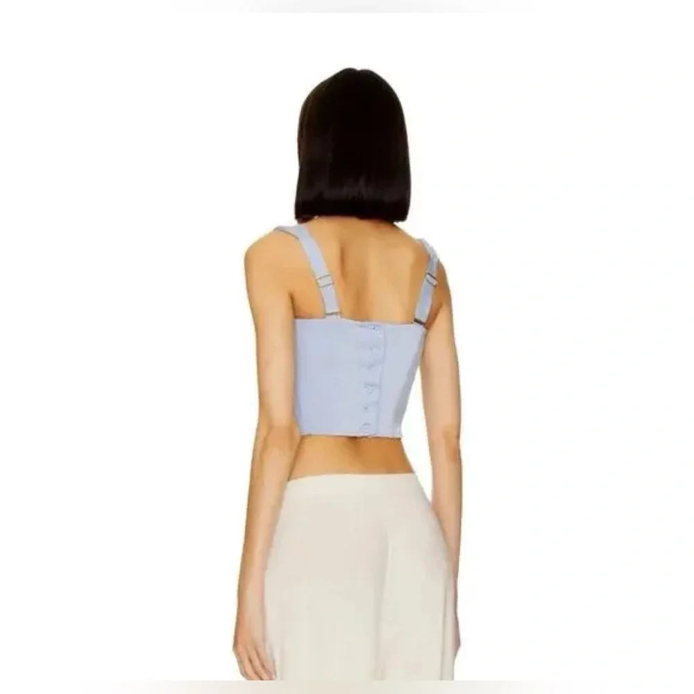 Elegant Blue Women's Top - Picture 13 of 14